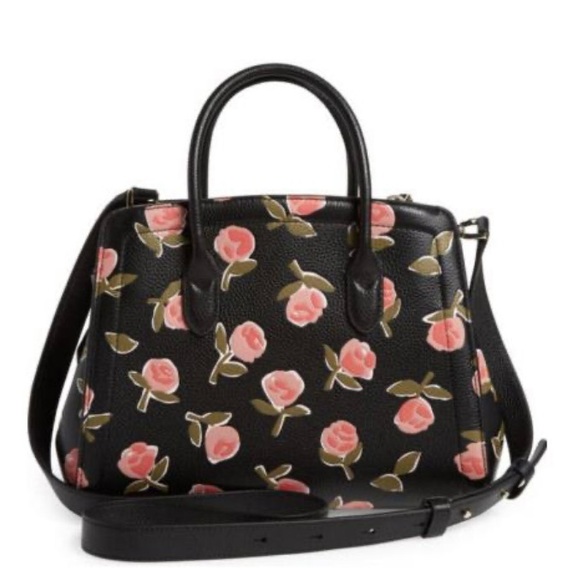 🌹♠️ NEW - Kate Spade - Knott Purse - Ditsy Rose 🌹♠️ - Picture 2 of 7